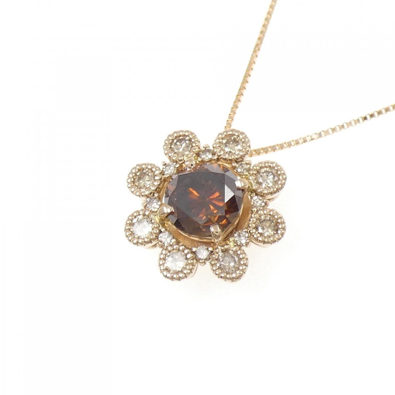 K18PG ダイヤモンド ネックレス 1.616CT