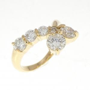K18YG ダイヤモンド リング 1.00CT