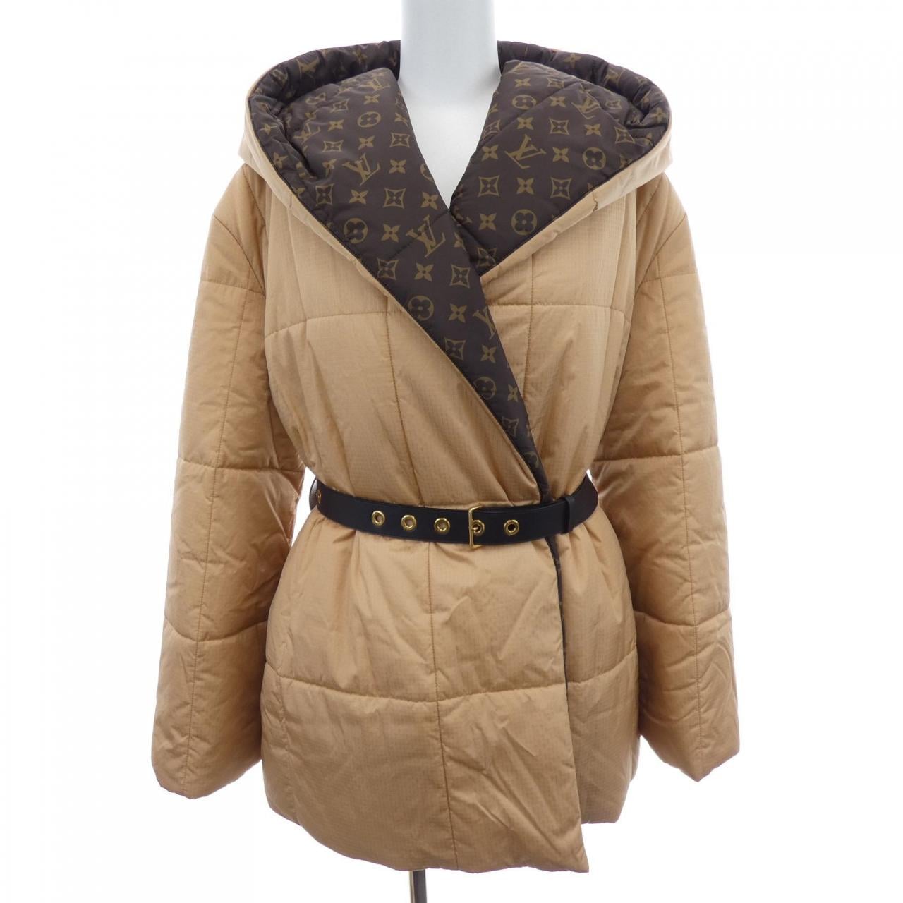 LOUIS VUITTON Vuitton Short Pillow Puffer Wrap Coat FNOW29E54