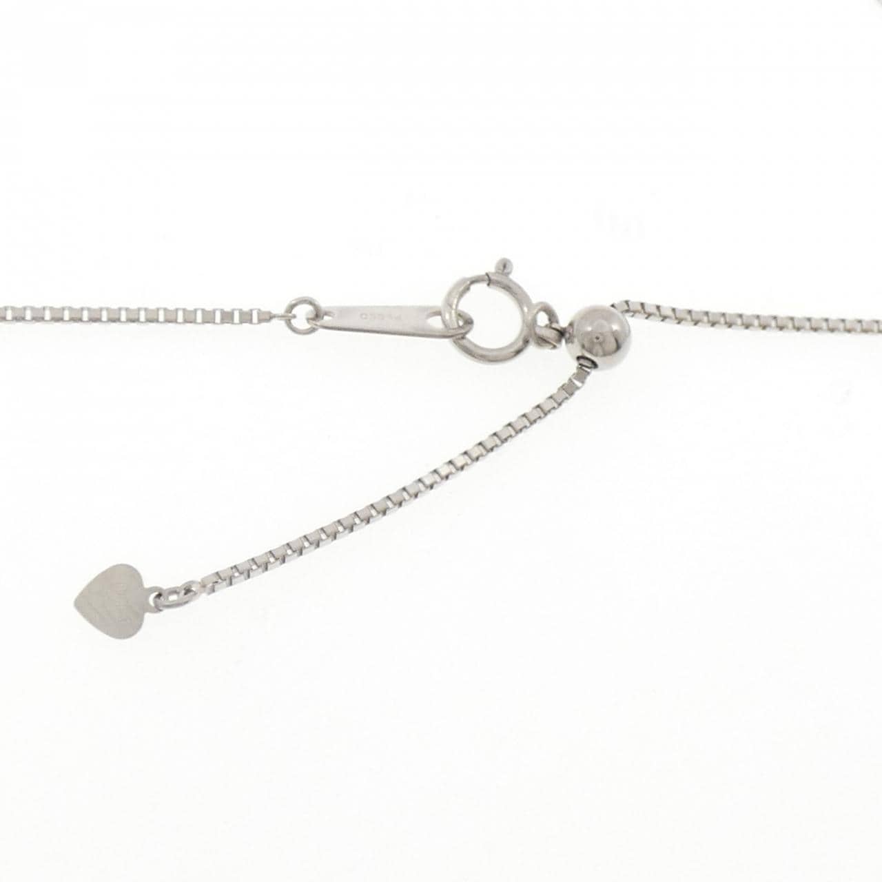 PT900/PT850 ダイヤモンド ネックレス 0.808CT F SI1 オーバルカット