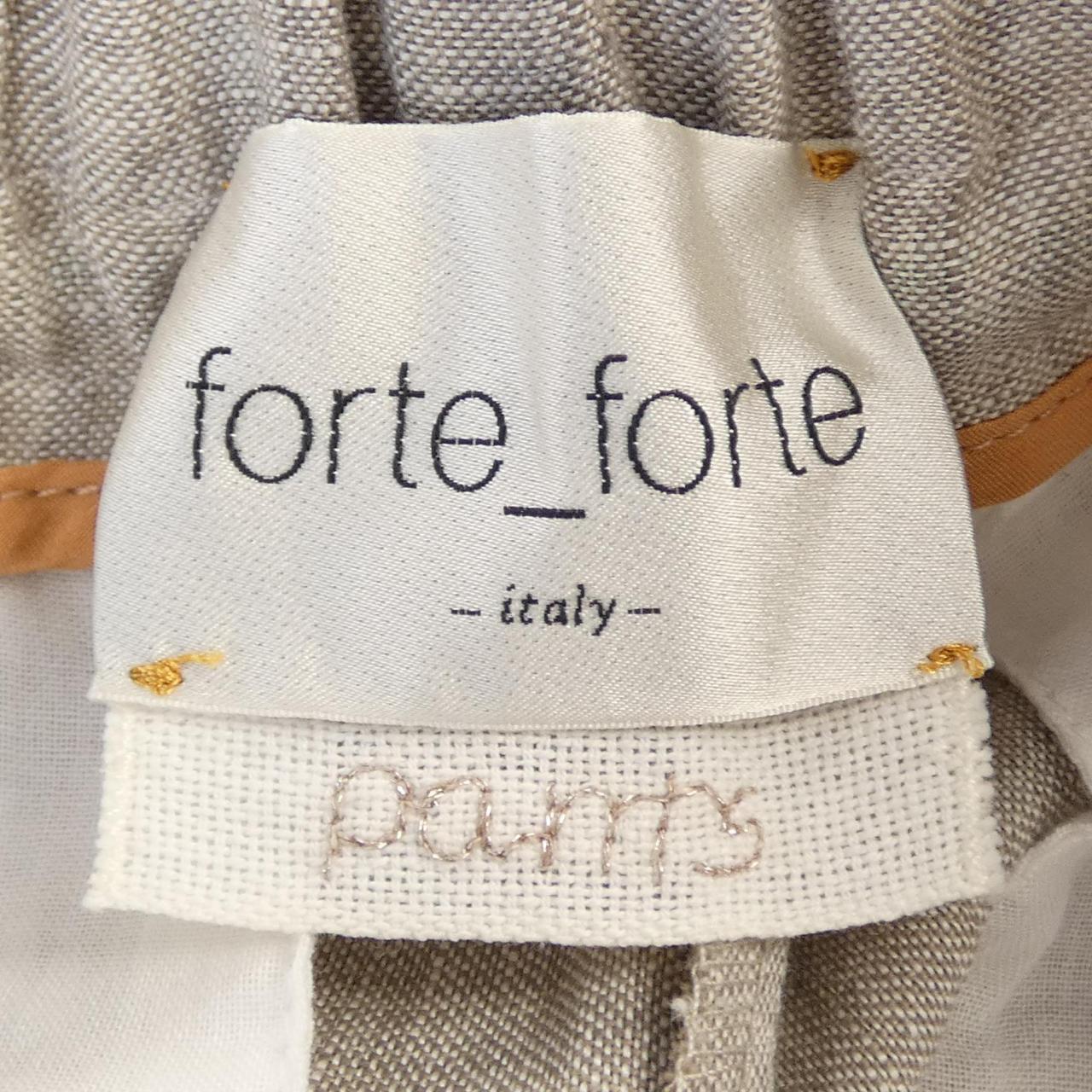 フォルテフォルテ forte-forte パンツ