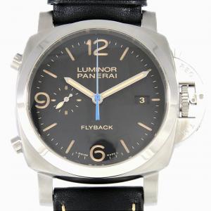 【114650】PANERAI パネライ  PAM00564 ルミノールマリーナ ブラウンダイヤル TI/レザー(クロコ) 自動巻き 保証書 純正ボックス 腕時計 時計 WATCH メンズ 男性 男 紳士