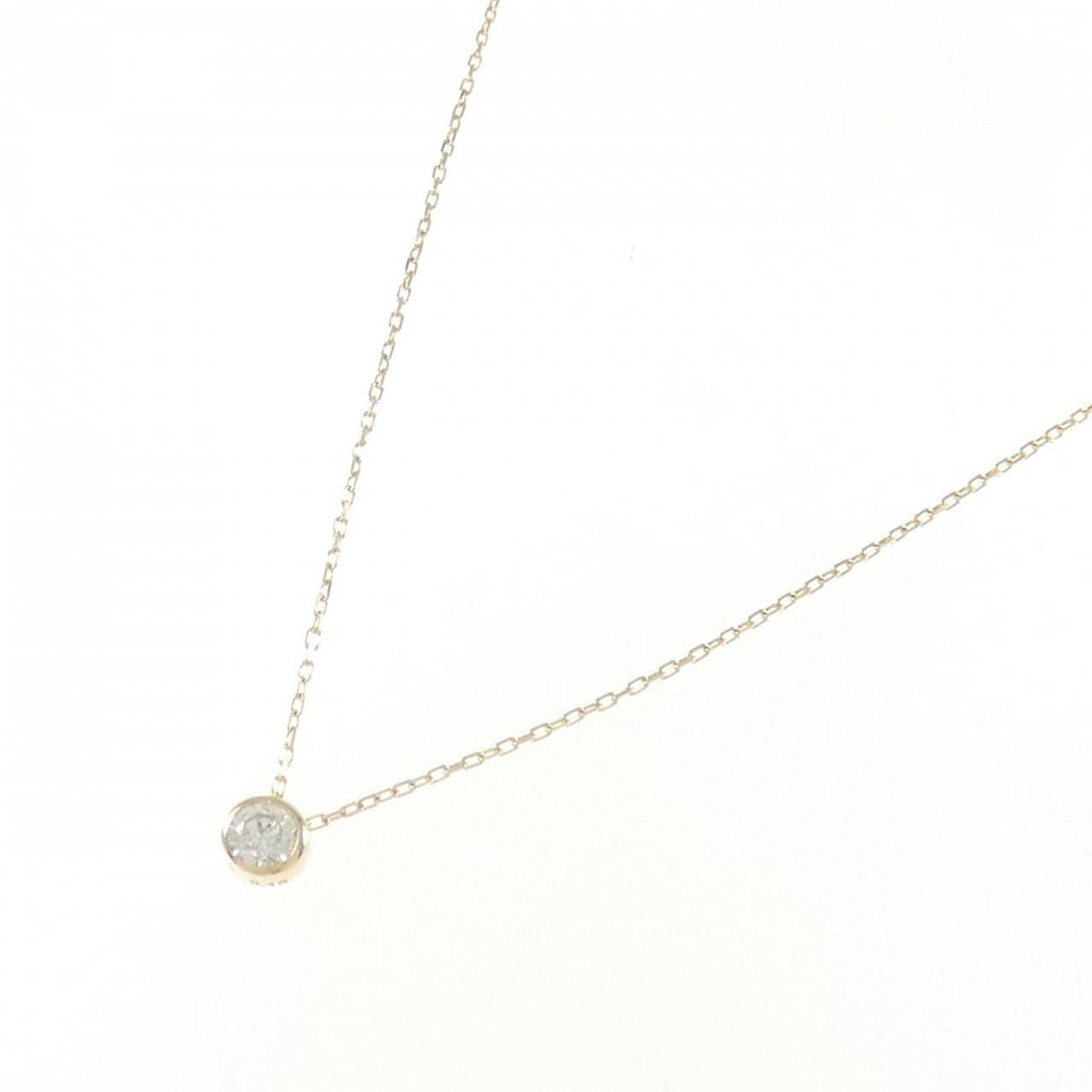 K18YG ダイヤモンド ネックレス 0.15CT