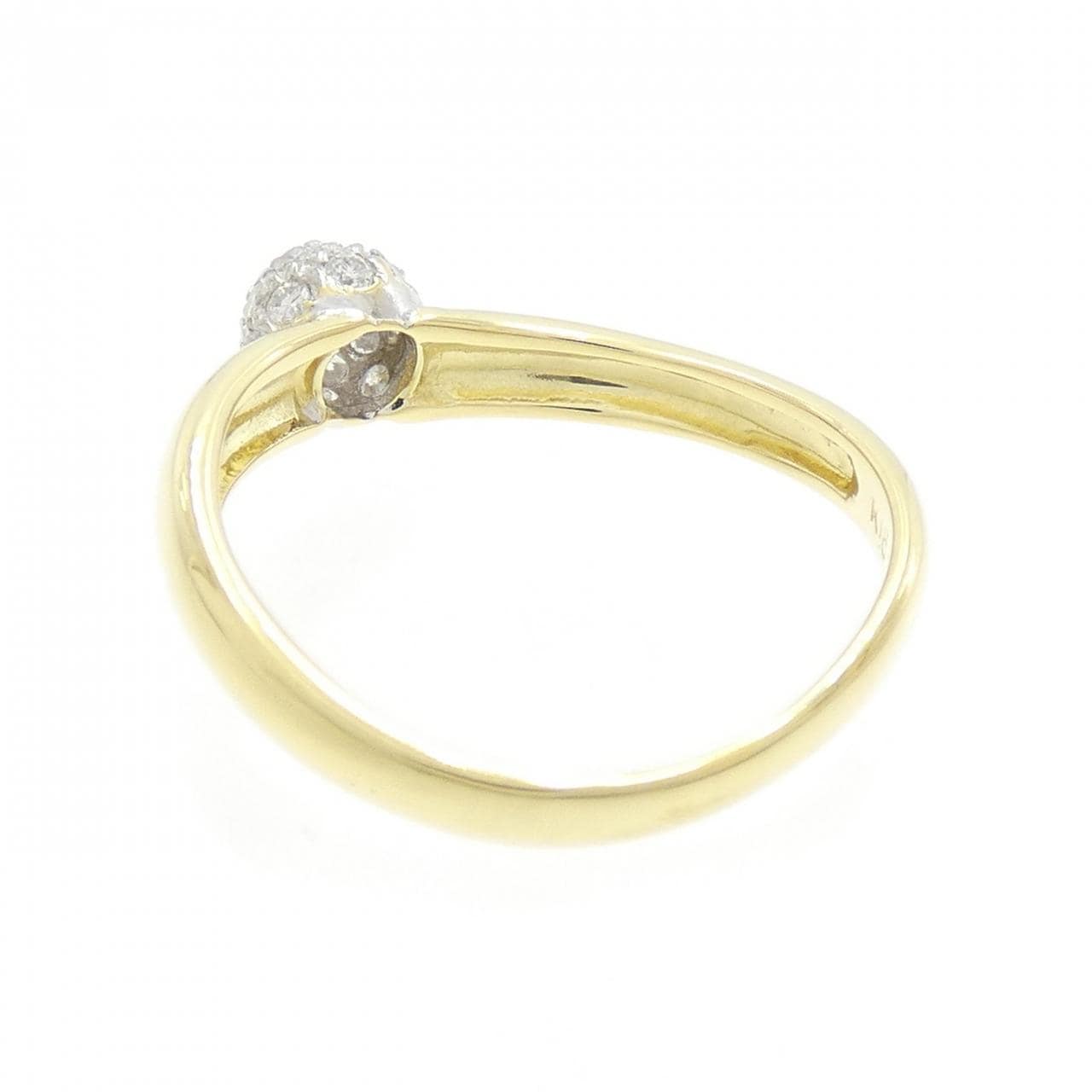 K18YG/K18WG ダイヤモンド リング 0.20CT