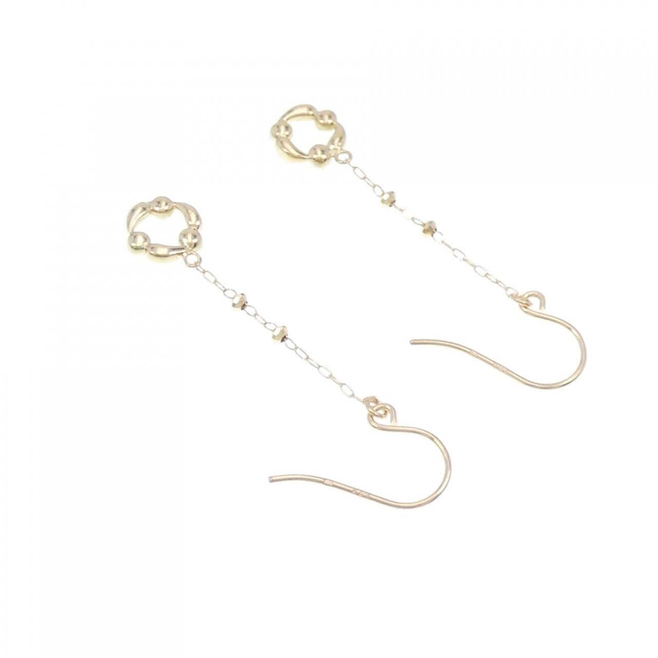 [Remake] K18YG Diamond Earrings 0.06CT