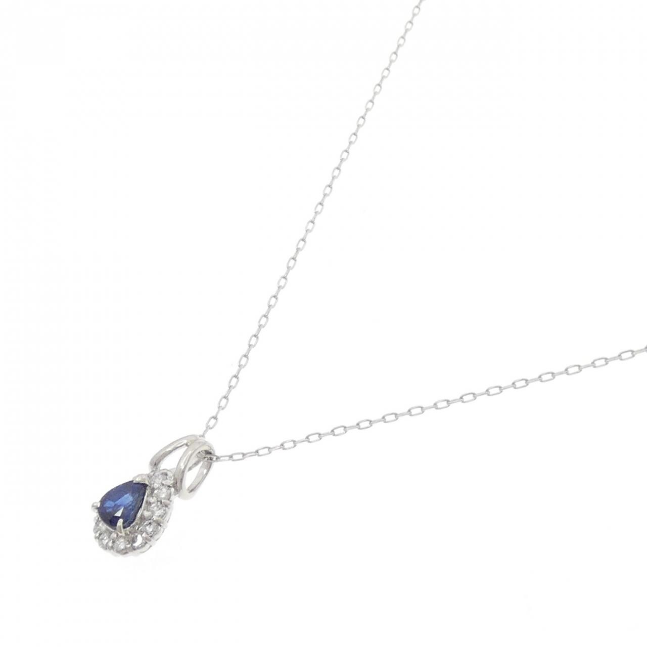 PT900/PT850蓝宝石项链0.73CT