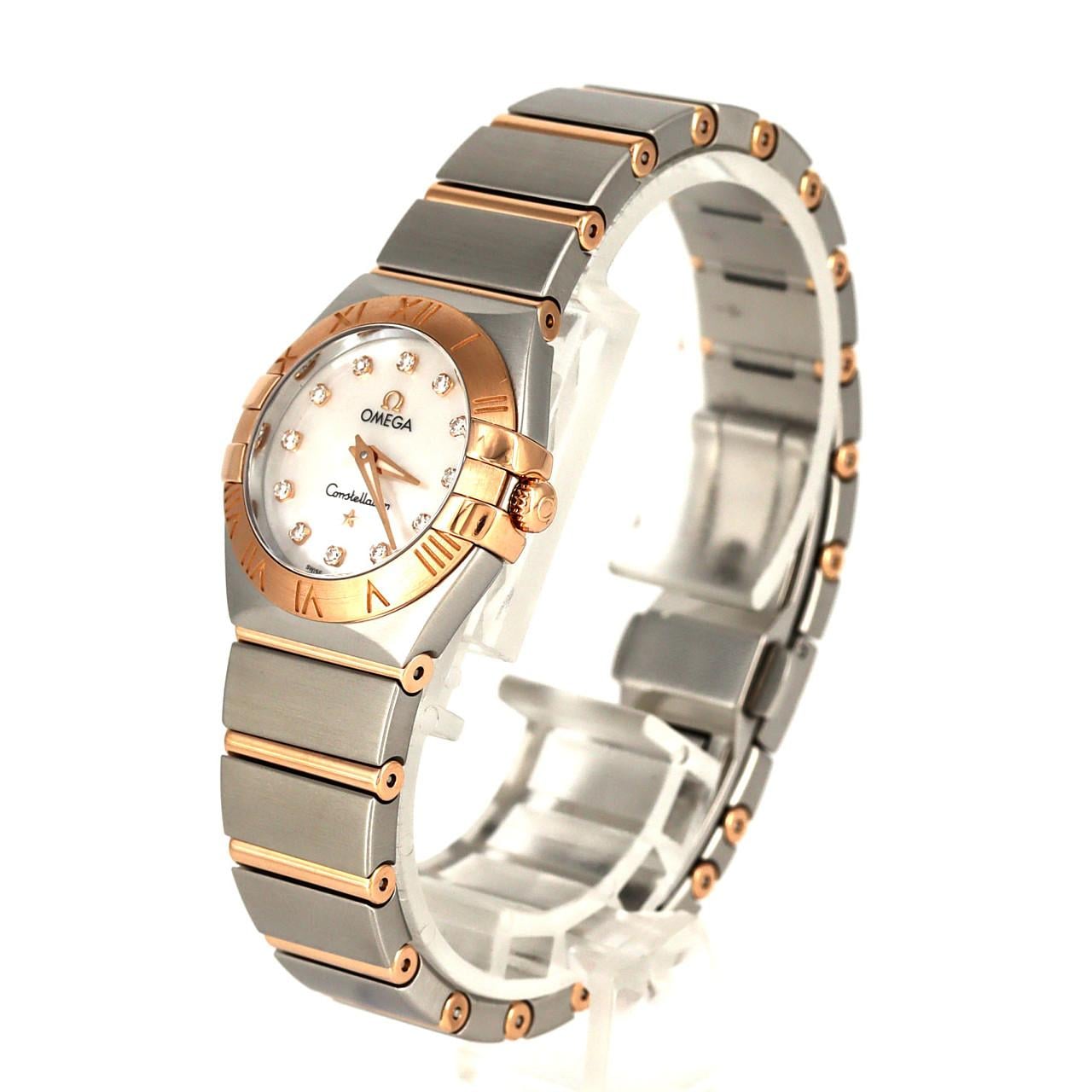 オメガ コンステレーションブラッシュ RGコンビ･12P 123.20.24.60.55.001 SSxPG クォーツ