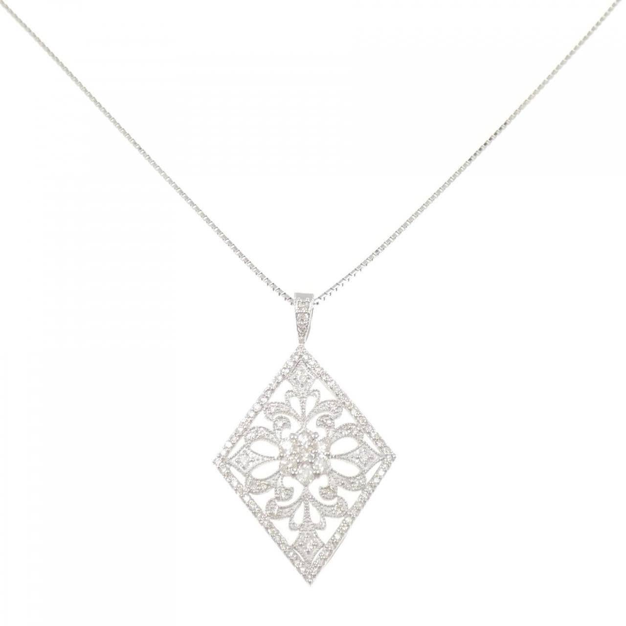 PT900/PT850 ダイヤモンド ネックレス 1.00CT