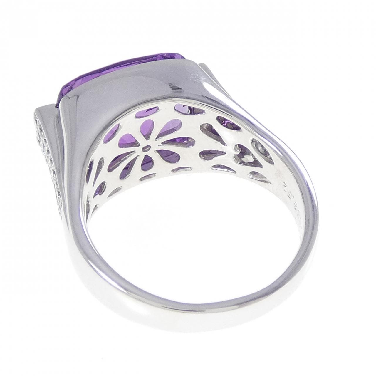 750WG アメジスト リング 6.52CT