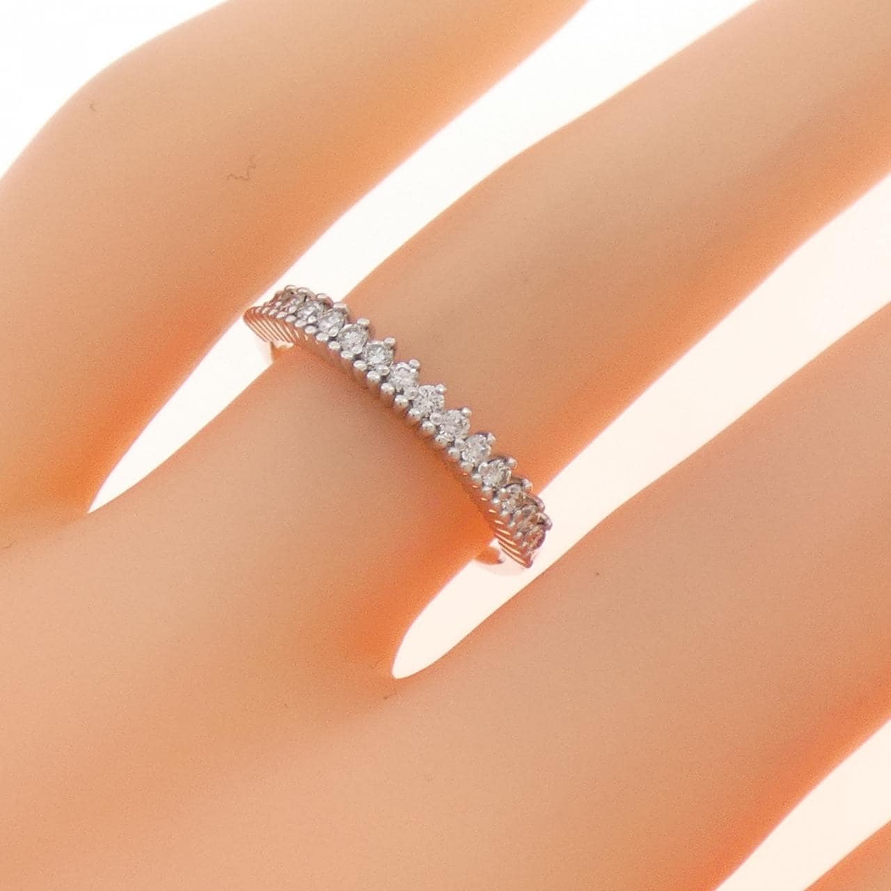 K18WG ダイヤモンド リング 0.20CT