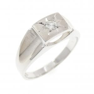 K14WG ダイヤモンド リング 0.08CT