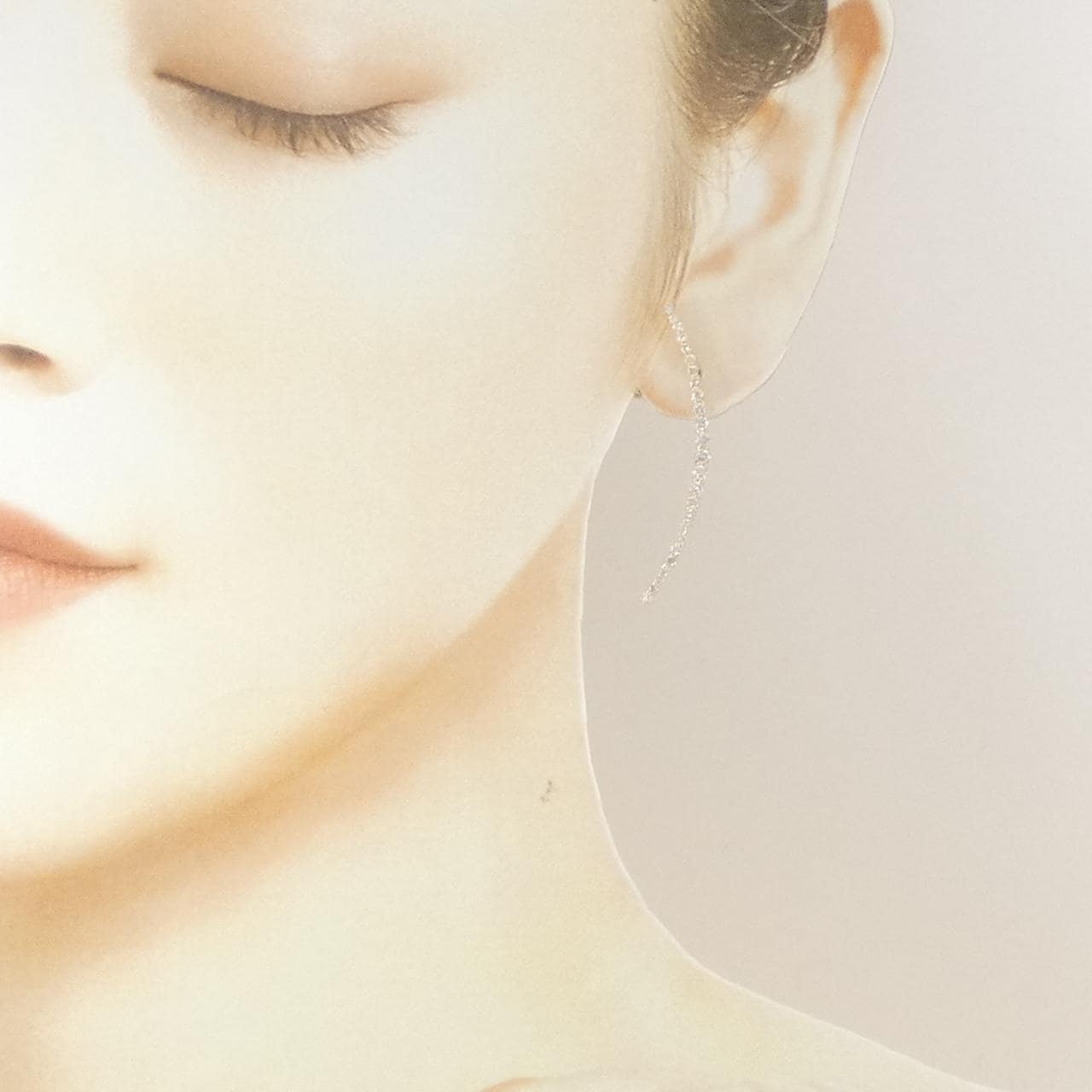 K18YG ダイヤモンド ピアス 1.10CT