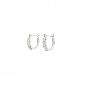 K18WG ダイヤモンド ピアス 0.14CT
