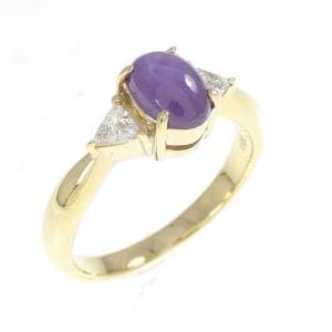 K18YG スターサファイヤ リング 1.062CT