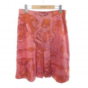 エルメス HERMES CLIQUETIS TATTOO AQUARELLE 2E0305DW ツイルレーヌ スカート