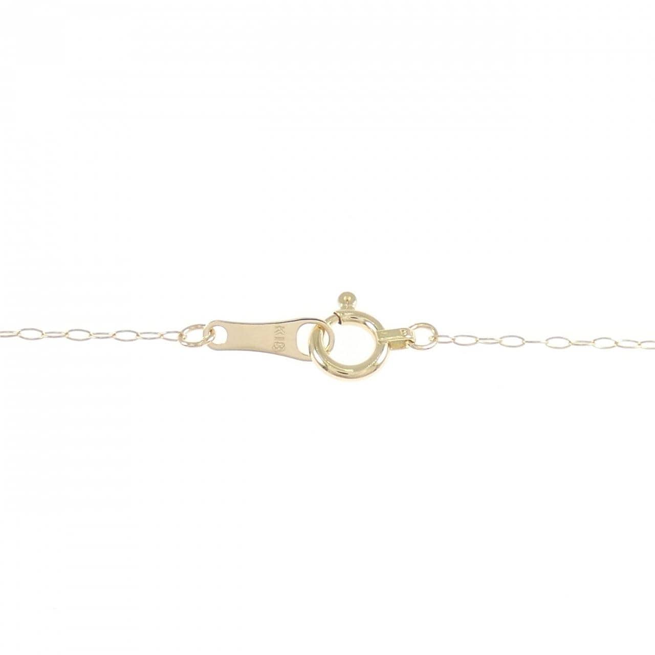 K18YG 白蝶パール ネックレス