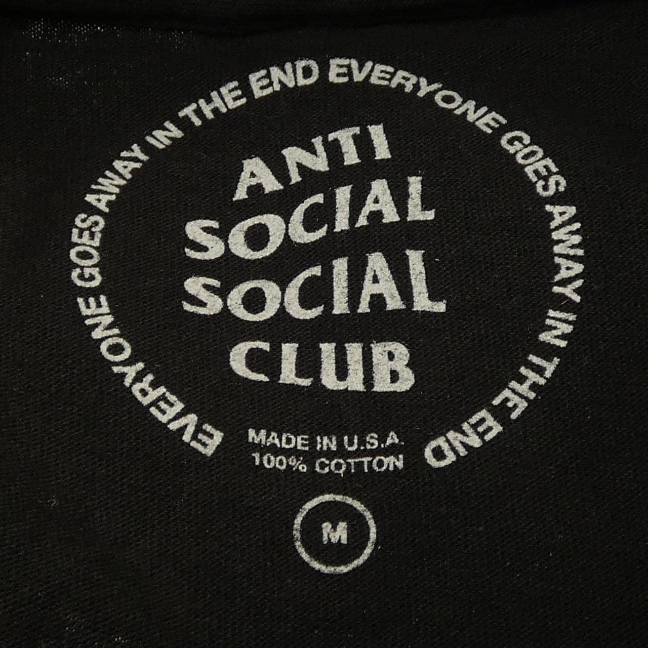 アンチソーシャルソーシャルクラブ ANTI SOCIAL SOCIAL C Tシャツ
