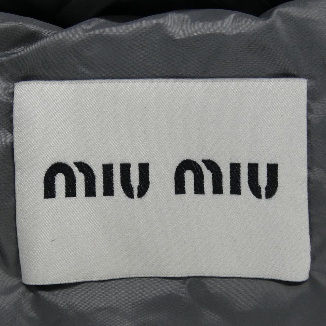 ミュウミュウ MIU MIU MIU MIU ロゴ ML1347 SOOO 1754 ダウンジャケット