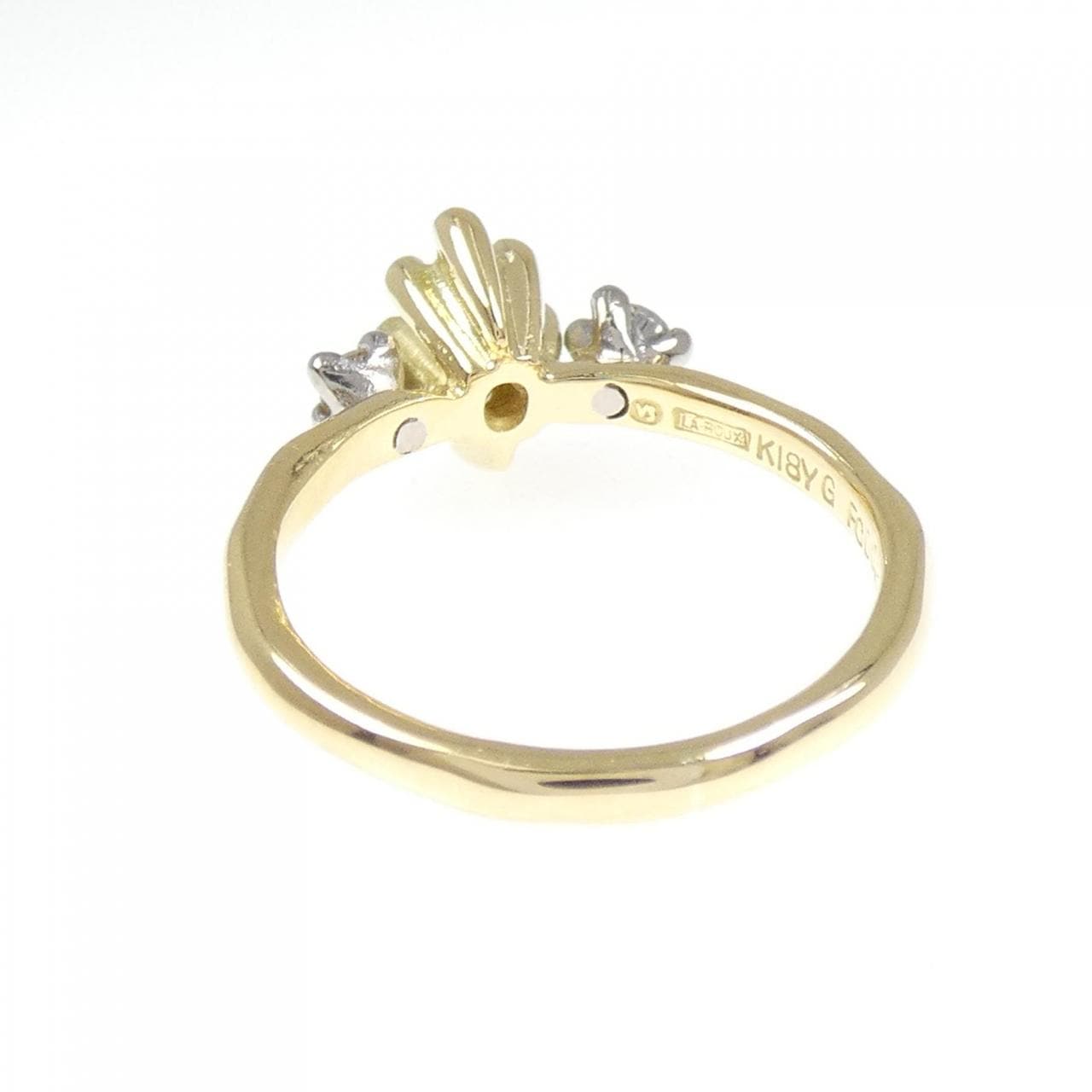 K18YG/K18WG ダイヤモンド リング 0.32CT