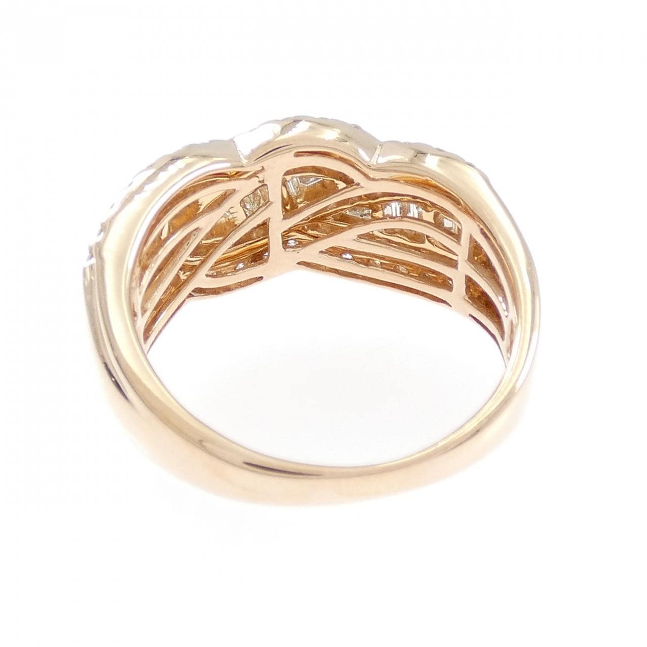 K18PG ダイヤモンド リング 1.00CT