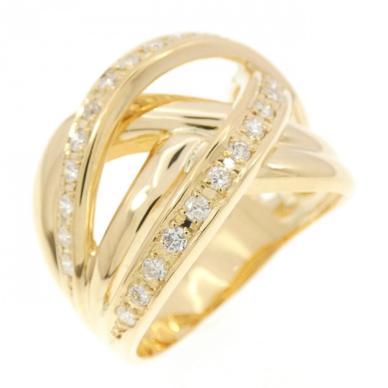 K18YG ダイヤモンド リング 0.38CT