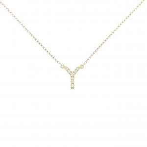 アーカー イニシャル ネックレス 0.03CT