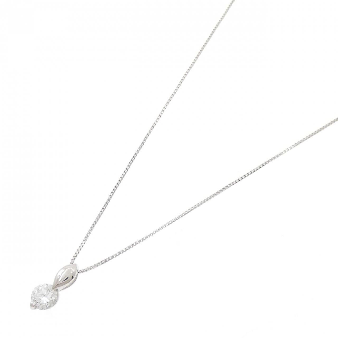 PT900/PT850 ソリティア ダイヤモンド ネックレス 0.305CT