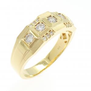【新品】K18YG ダイヤモンド リング 0.52CT