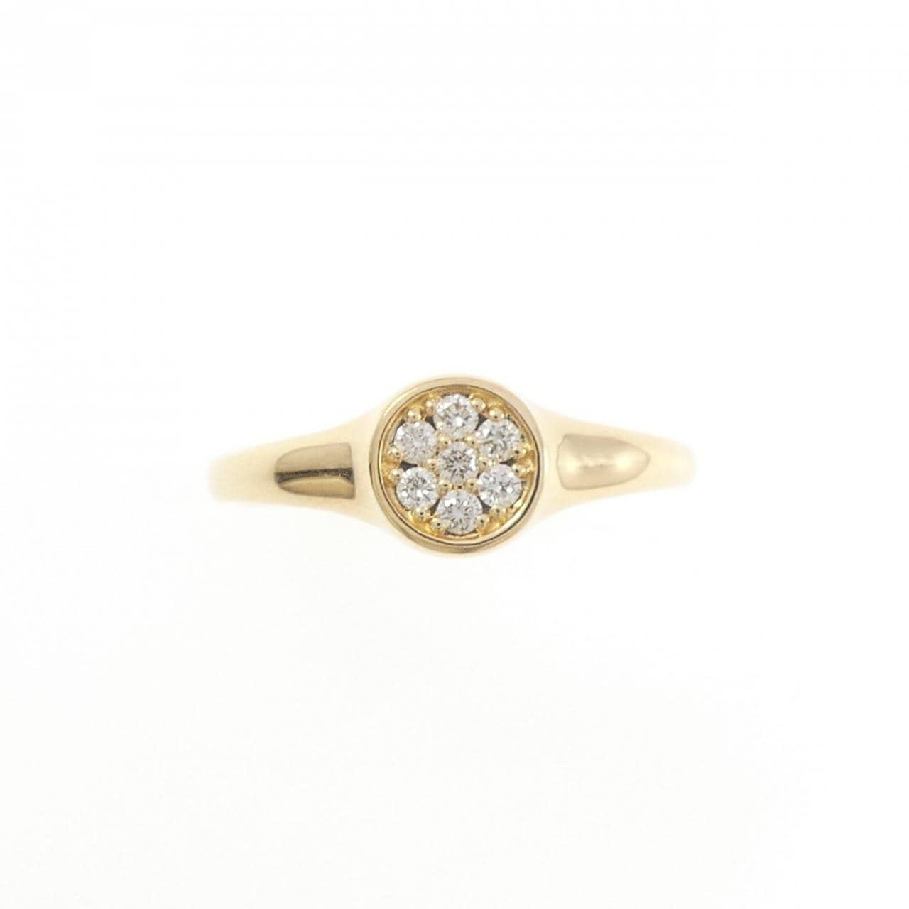 K18YG ダイヤモンド リング 0.10CT
