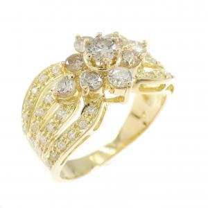 K18YG ダイヤモンド リング 1.00CT