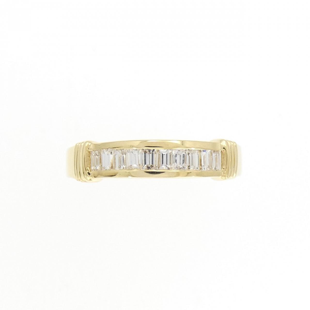 18KYG ダイヤモンド リング 0.50CT