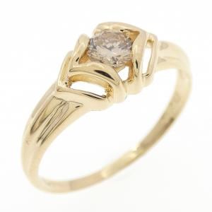 K18YG ダイヤモンド リング 0.20CT