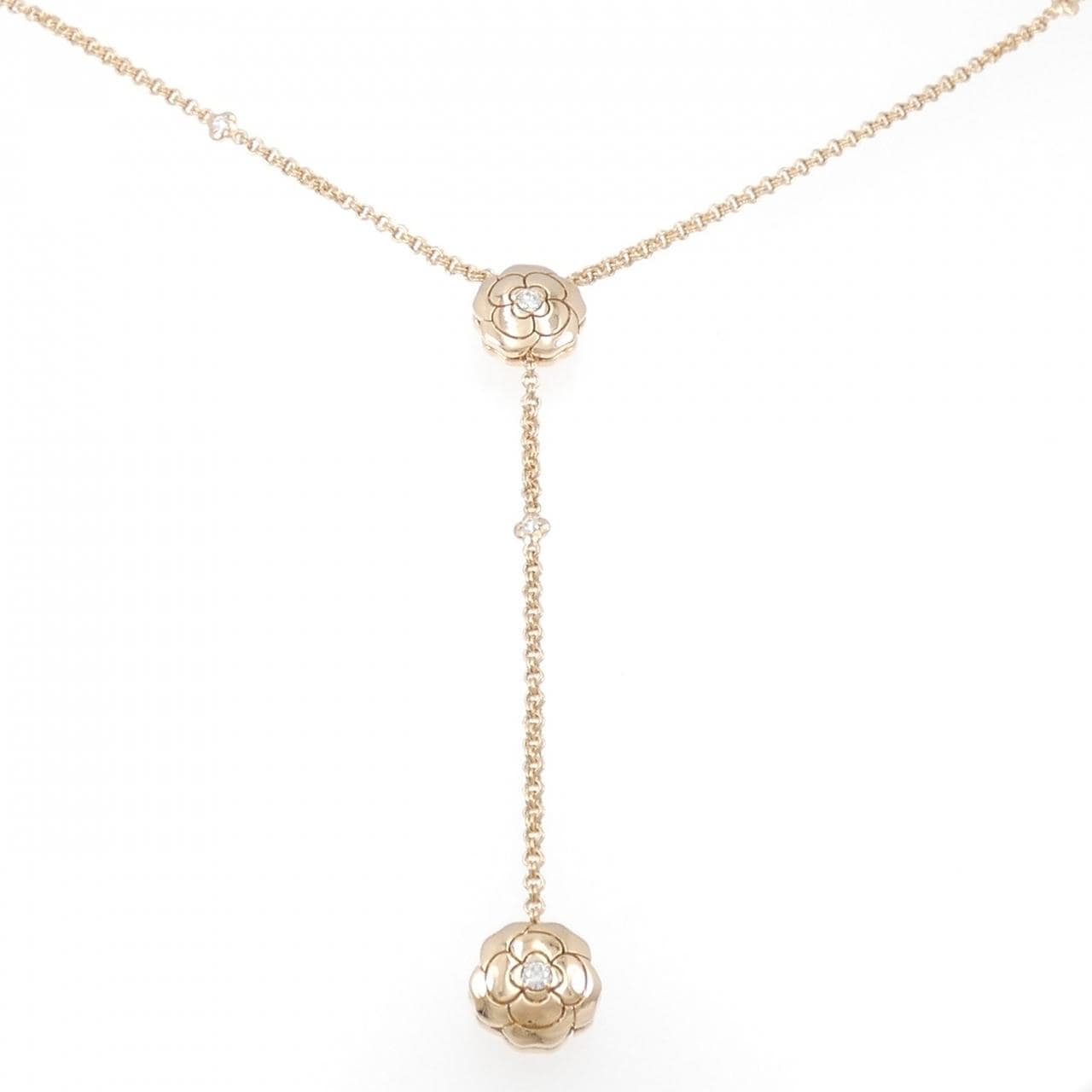 CHANEL camellia necklace
