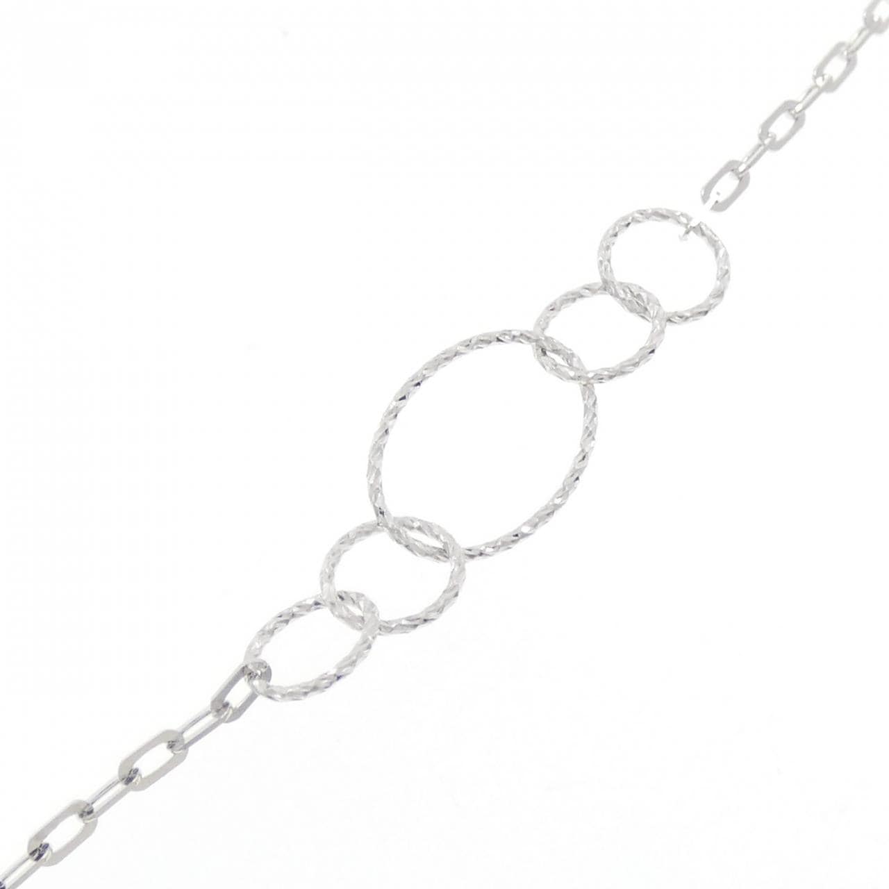 K18WG ダイヤモンド ネックレス 0.30CT