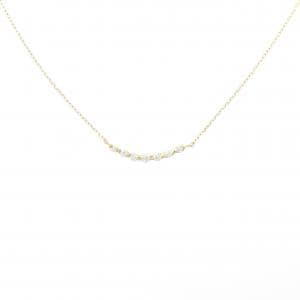 K18YG ダイヤモンド ネックレス 0.10CT