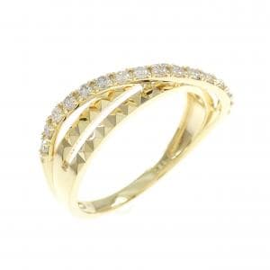 【新品】K18YG ダイヤモンド リング 0.23CT