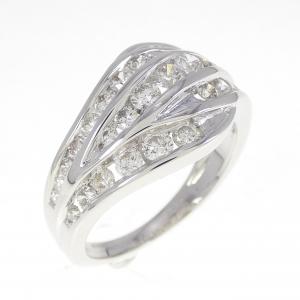 K18WG ダイヤモンド リング 1.25CT