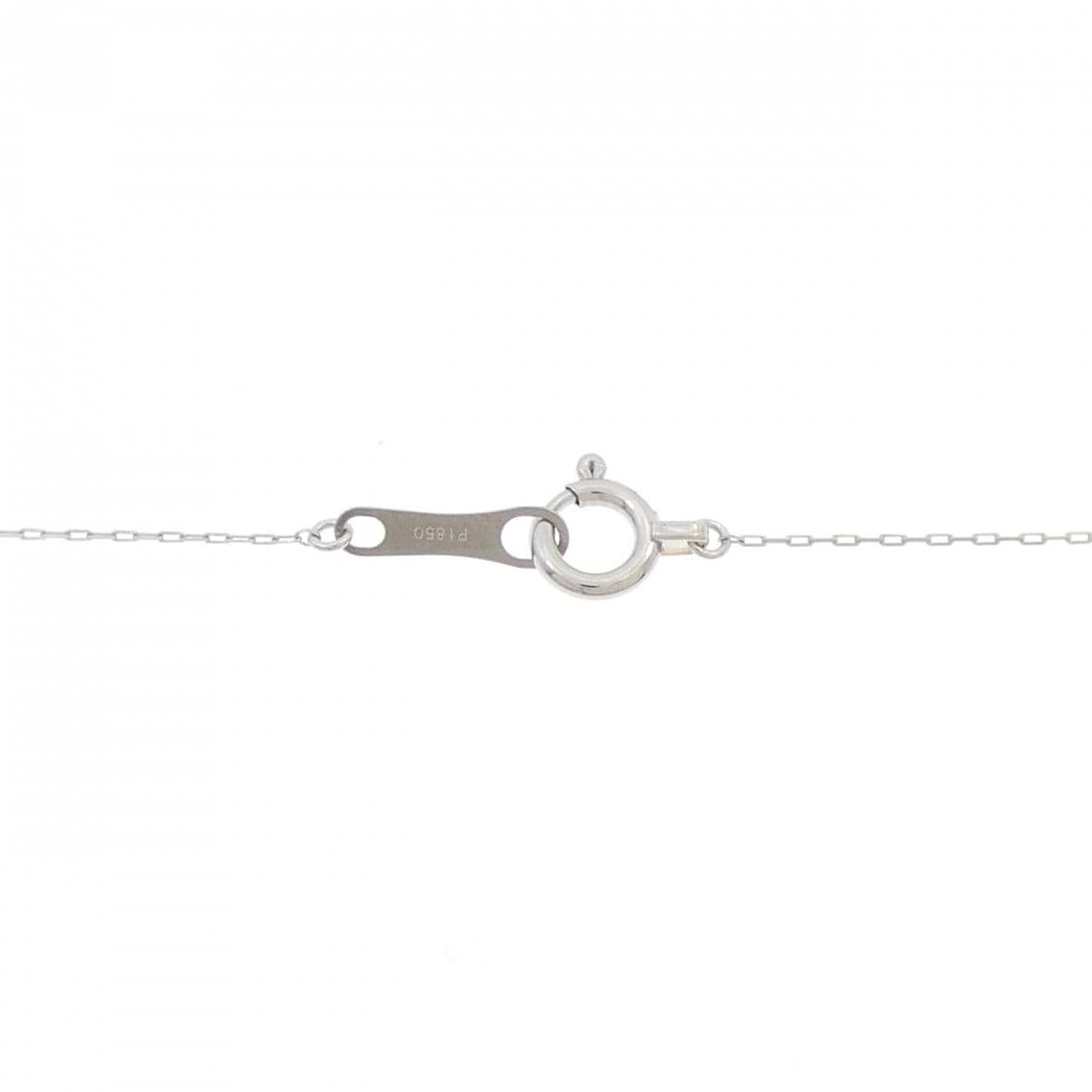 【新品】PT900/PT850 ルビー ネックレス 0.35CT