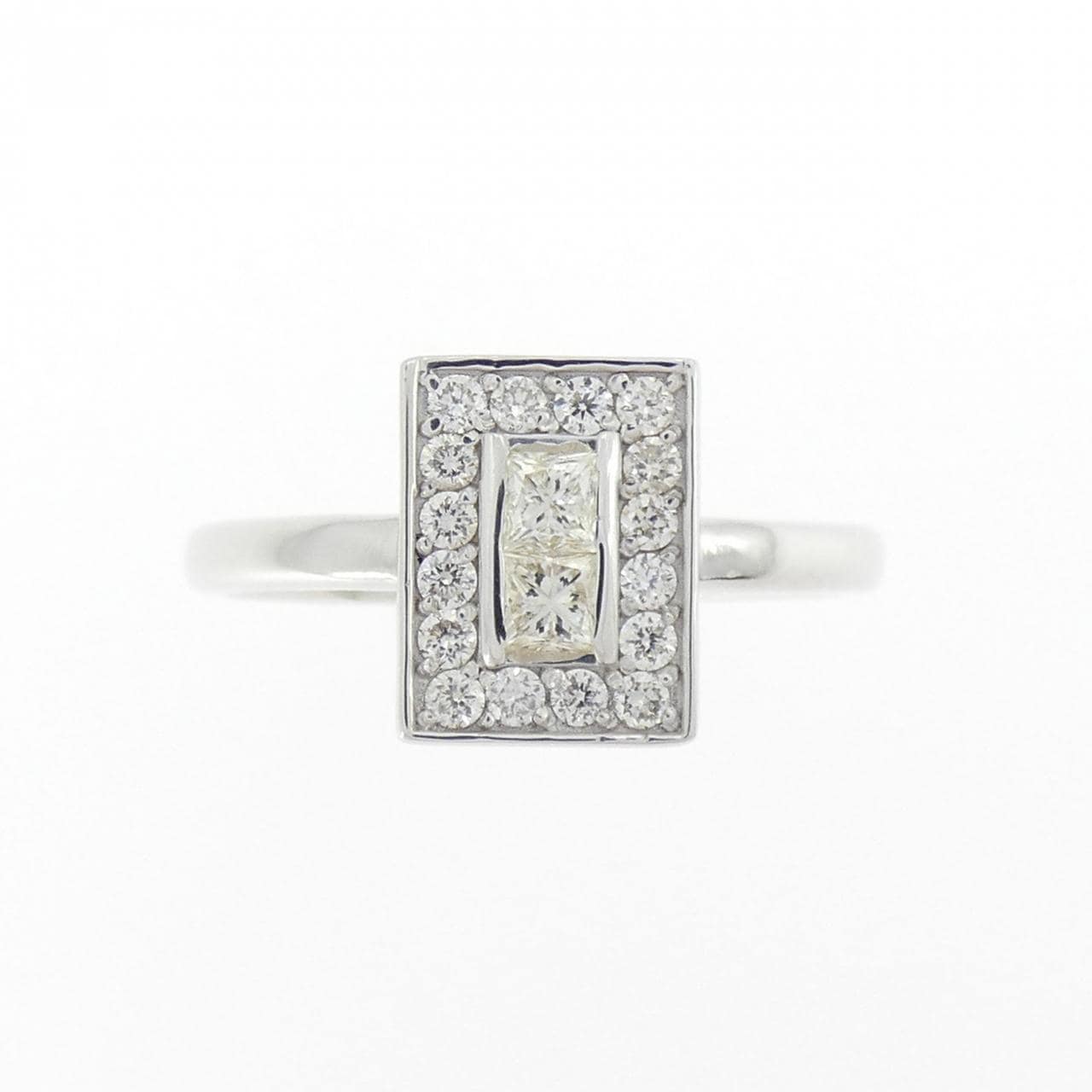 K18WG ダイヤモンド リング 0.30CT