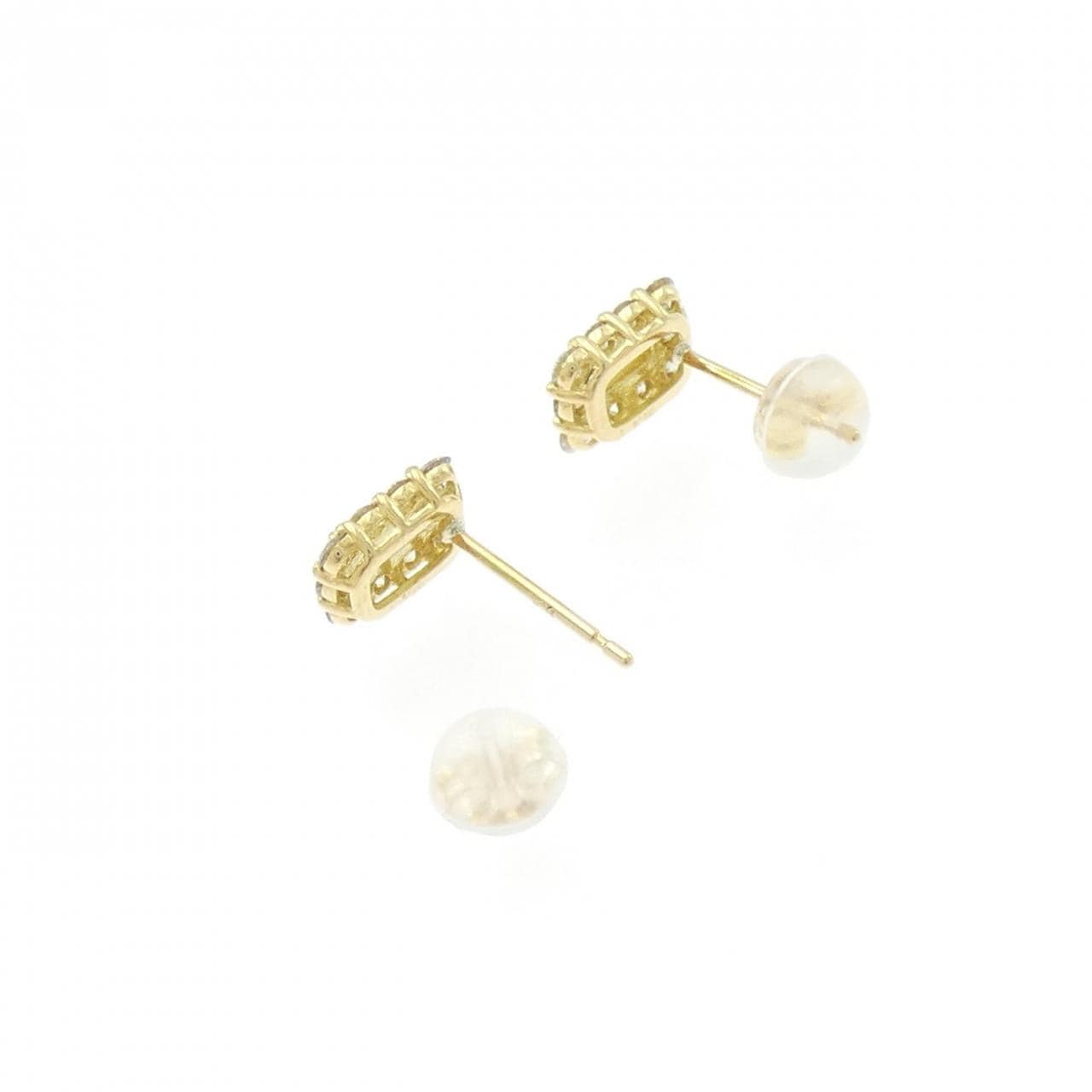 【新品】K18YG ダイヤモンド ピアス 0.60CT