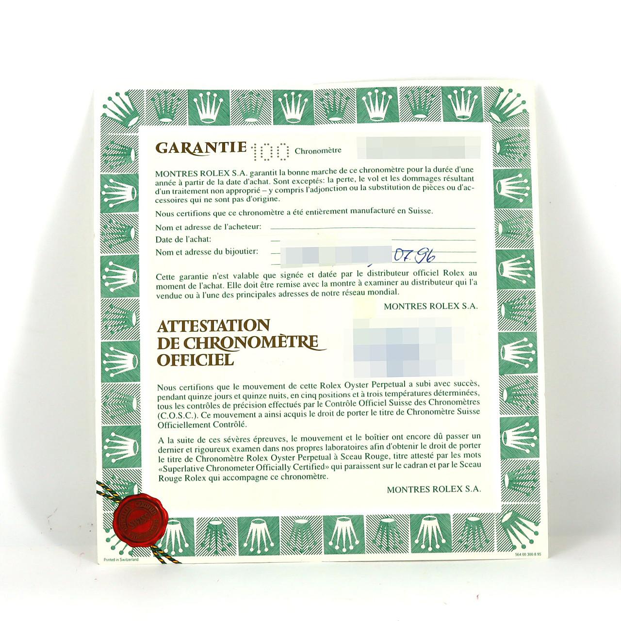 ロレックス デイトジャスト 69178G YG 自動巻 W番