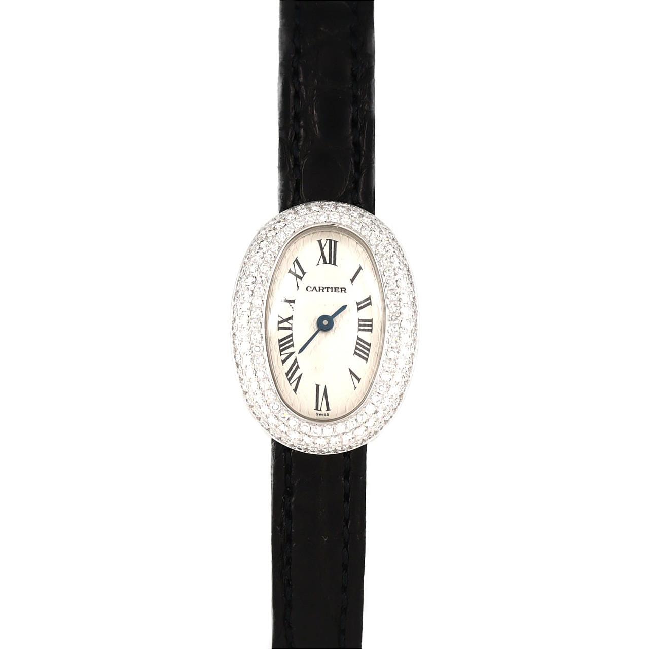 カルティエ ミニベニュワール WG/2D WB508651 WG クォーツ