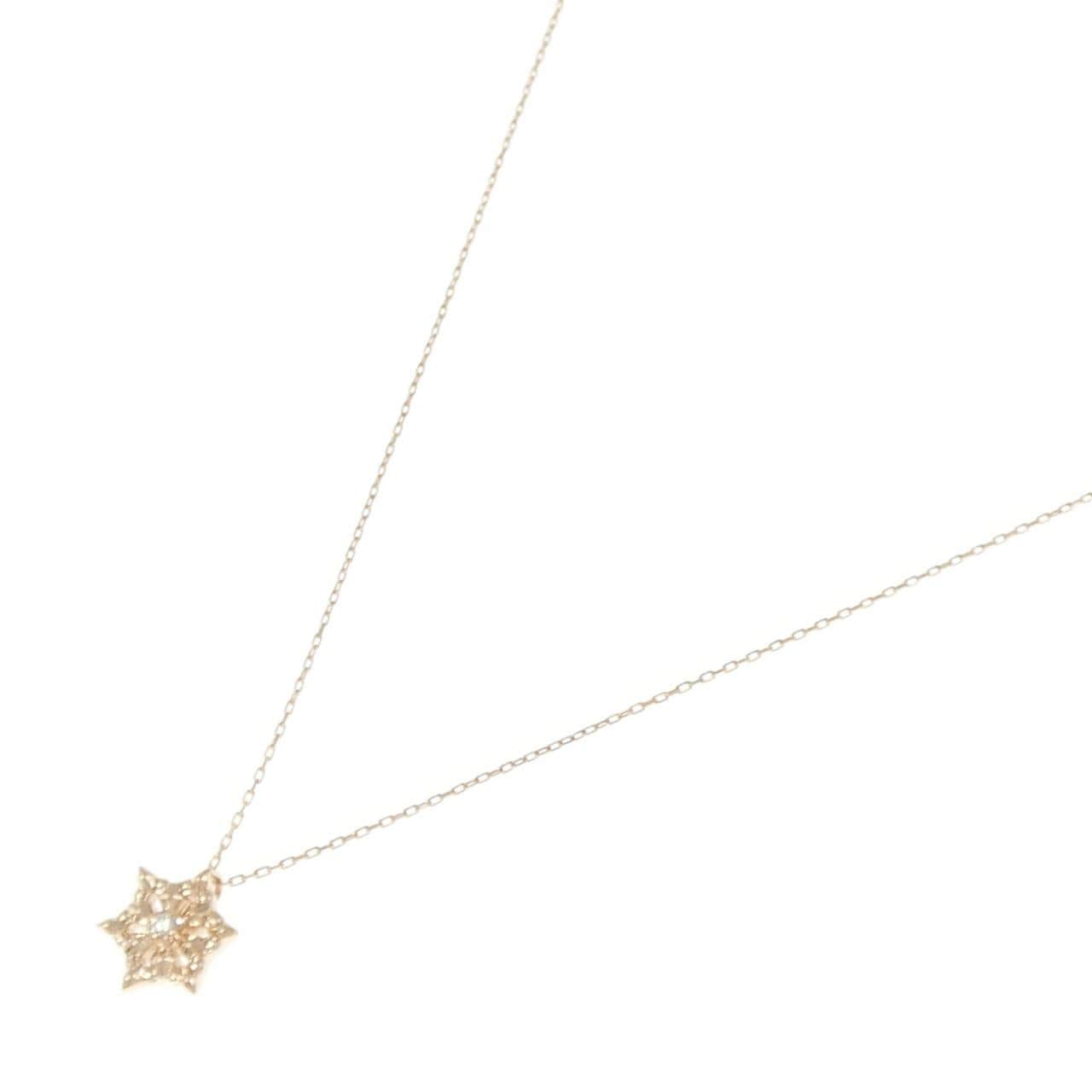 K10PG ダイヤモンド ネックレス 0.01CT