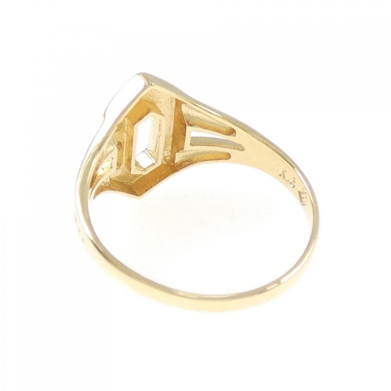 K18YG ダイヤモンド リング 0.03CT