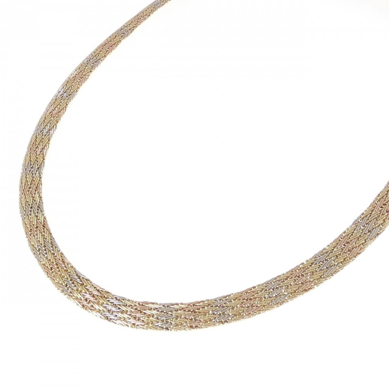 750スリーカラー ネックレス