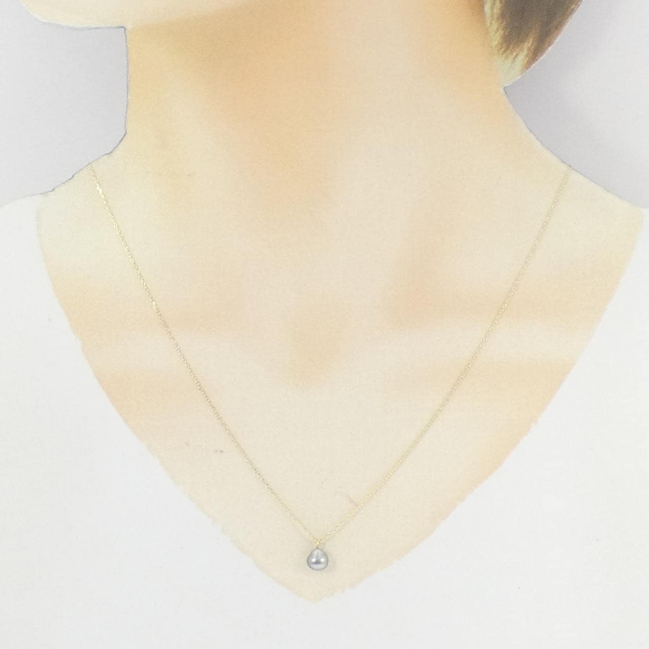 K14YG 黒蝶パール ネックレス