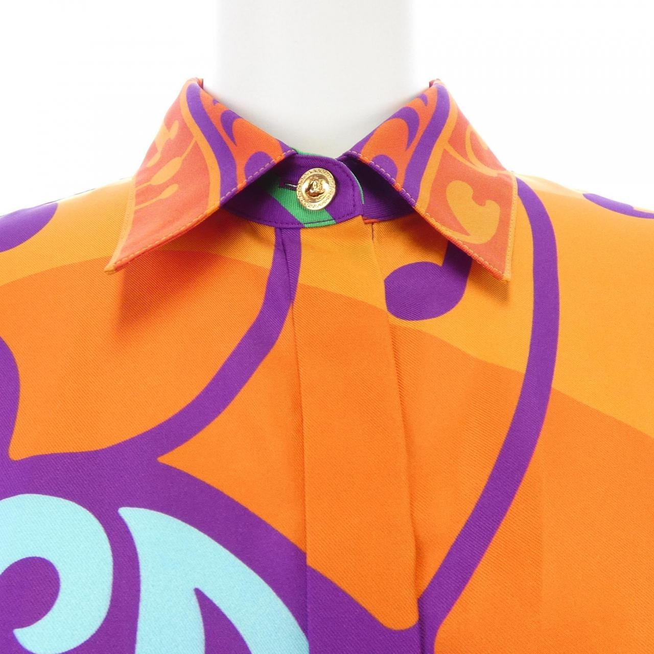 ヴェルサーチェ VERSACE 1001360 1A02876 S／Sシャツ