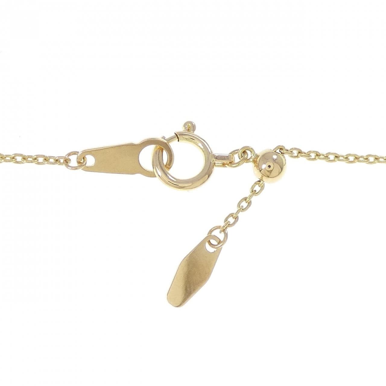 K18YG ホースシュー ダイヤモンド ネックレス 0.50CT