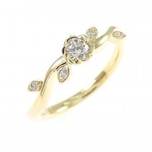 K18YG ダイヤモンド リング 0.09CT