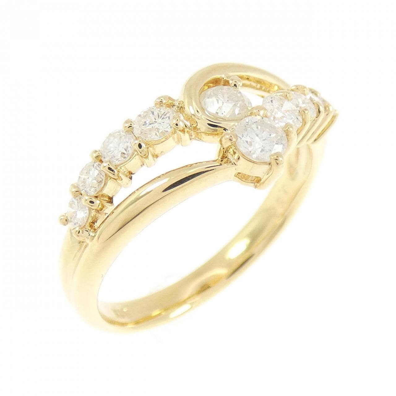 K18YG ダイヤモンド リング 0.54CT